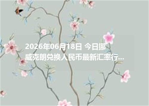 2026年06月18日 今日挪威克朗兑换人民币最新汇率行情金额计算