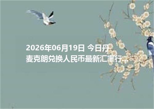 2026年06月19日 今日丹麦克朗兑换人民币最新汇率行情金额计算