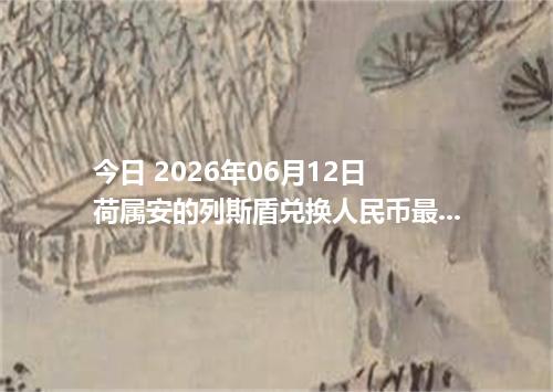 今日 2026年06月12日 荷属安的列斯盾兑换人民币最新汇率行情