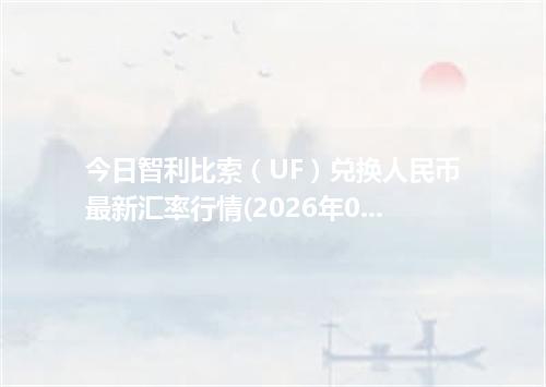 今日智利比索（UF）兑换人民币最新汇率行情(2026年06月21日)