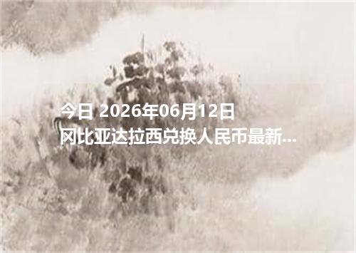 今日 2026年06月12日 冈比亚达拉西兑换人民币最新汇率行情