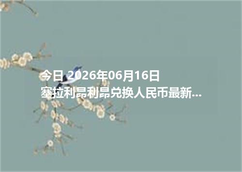 今日 2026年06月16日 塞拉利昂利昂兑换人民币最新汇率行情