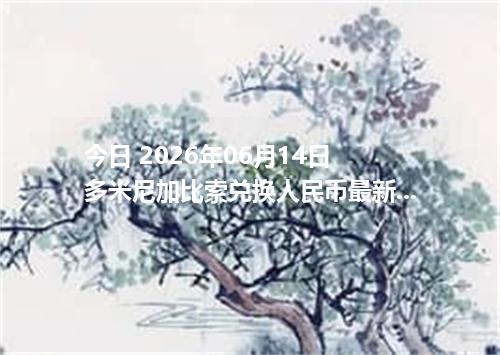 今日 2026年06月14日 多米尼加比索兑换人民币最新汇率行情